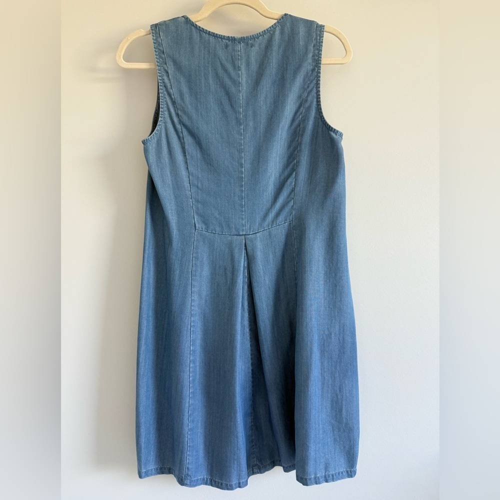 Skies Are Blue Dress with Embroidery - Picture 4 of 7